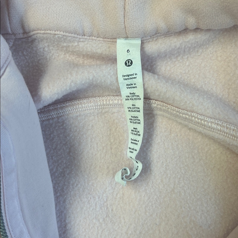 Lululemon Scuba Hoodie Light Cotton Fleece-EUC!!!! - Picture 6 of 12